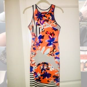 Multi-color Authentic Clover Canyon Cocktail Dress